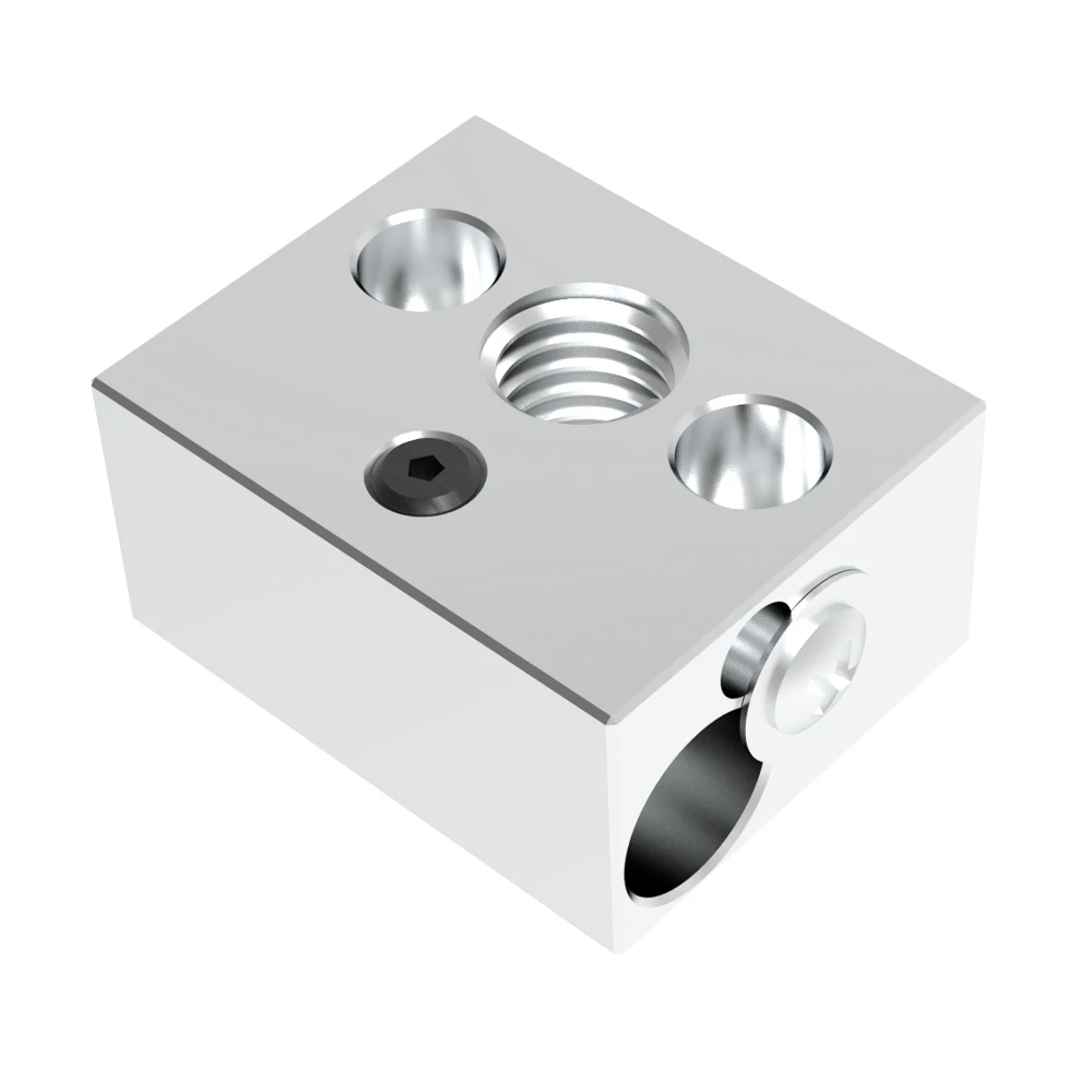 Ender3 S1 Sprite Ugello Hot End Riscaldamento Alluminio Metallo Riscaldatore Blocco Bimetallico Rosso Rame Gola 3D Parti Della Stampante Accessori