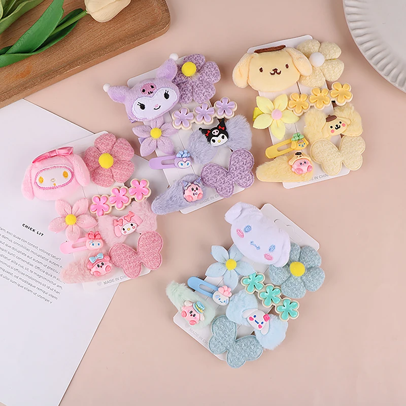 

Sanrio мультяшная заколка для волос милые Мультяшные аксессуары для волос