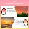 Gradient Gnd Filter 55 62 67 72 82 mm Gradient Red Orange Blue Grey For Camera Canon Lens M50 600d Nikon D5100 D5600 Sony A6000 4