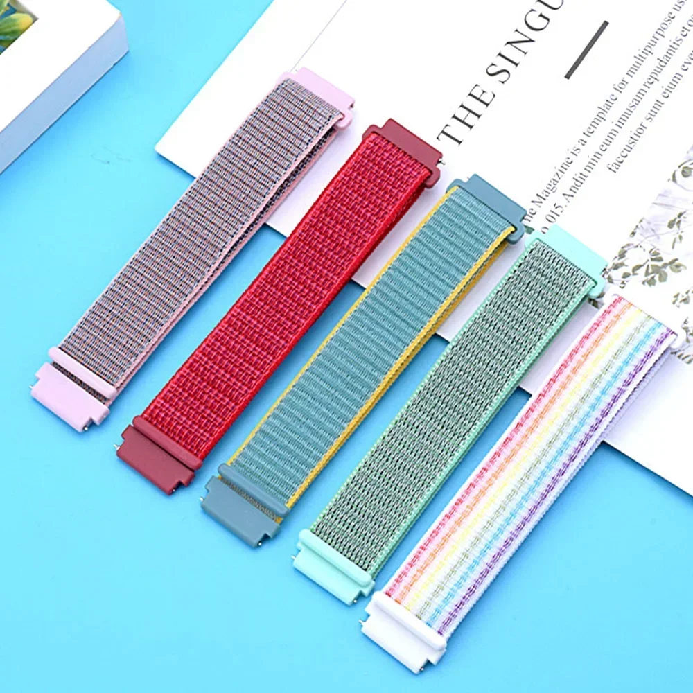 Nylon Loop Sport Bracelet, 20mm/22mm Strap