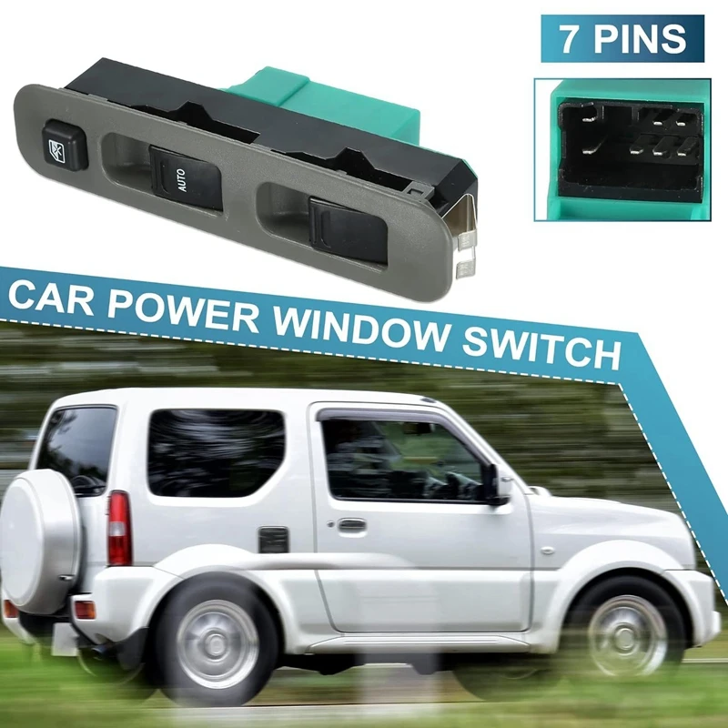 

Car Front Left Driver Side Master Power Window Control Switch For Suzuki Jimny FJ 1998-2015 Carry Kasten 37990-81A01