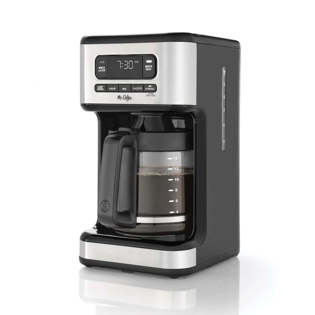 Beautiful Perfect Grind Programmable Single Serve Coffee Maker, White Icing by Drew Barrymore