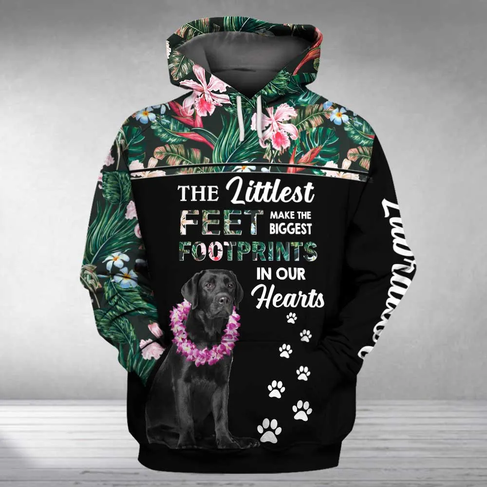 

HX Animals Hoodies 3D Graphic Floral Dogs Labrador Black Sweatshirts Fashion Men Pullovers Harajuku Streetwear Dropshipping