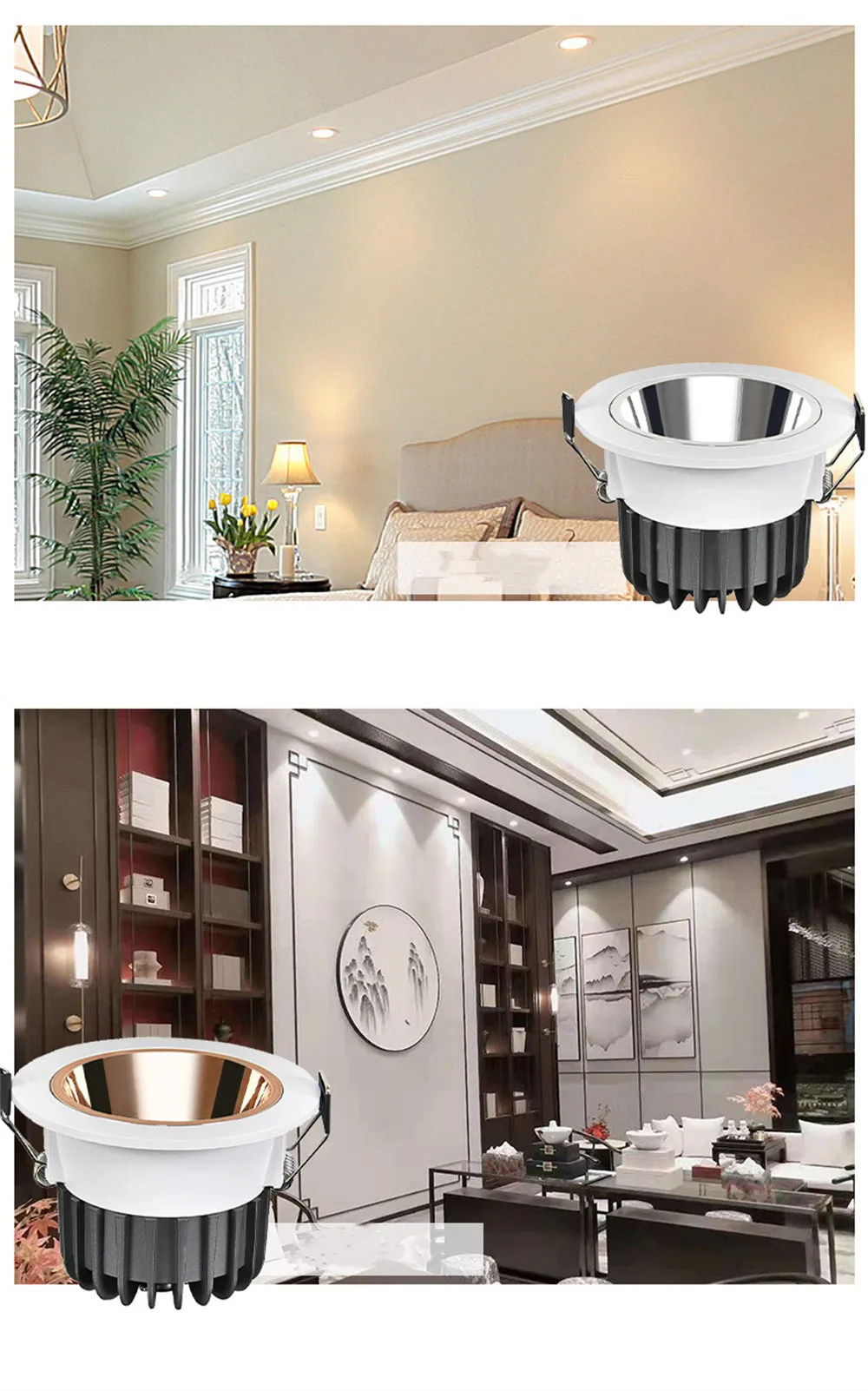 surface downlight IP65 dimmable spotlight led7W 9W 12W 15W 18W 20W 24W living room aisle corridor wall washer narrow side COB ceiling downlight downlighters