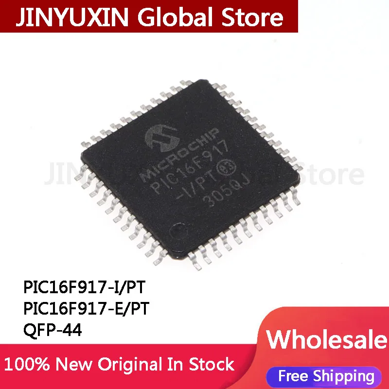 

2Pcs New PIC16F917-I PT PIC16F917-E PT PIC16F917 QFP-44 IC Chip Wholesale