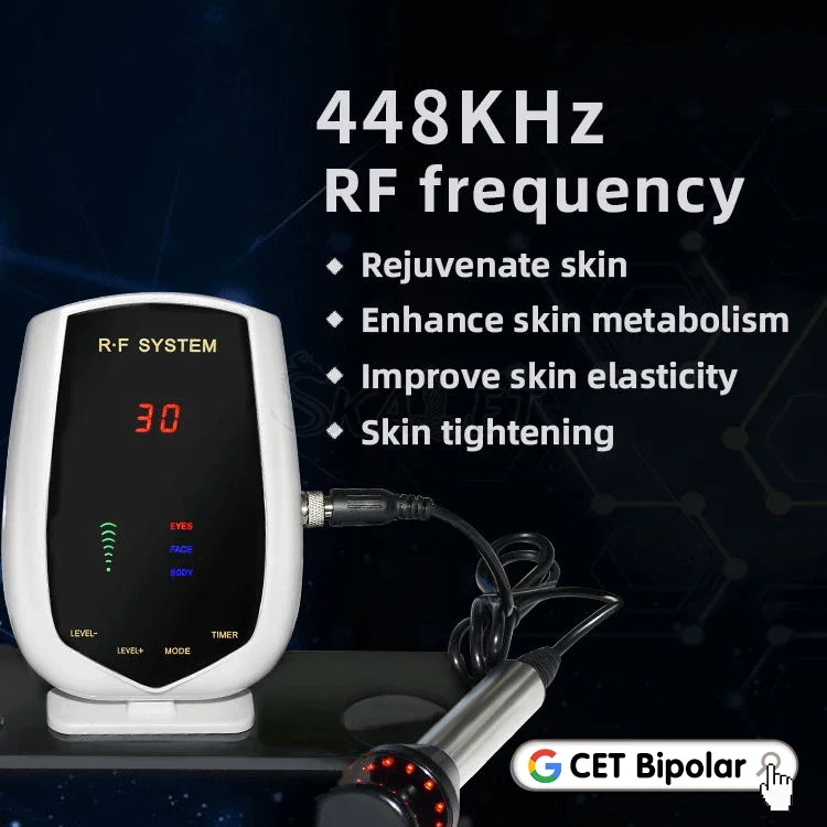 448Khz Tecar Therapy Monopolare Bipolare Radiofrequenza Face Lifting Dispositivo Cet