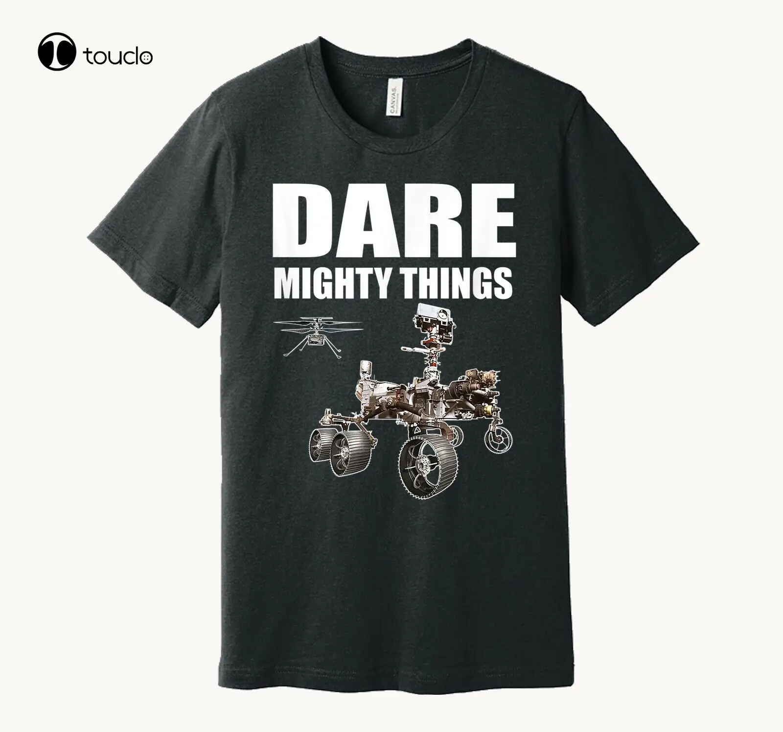 2021 Rover Intenance Mission Jpl Dare Mighty Things Insignia Mars Shirt Magliette Per Ragazzi