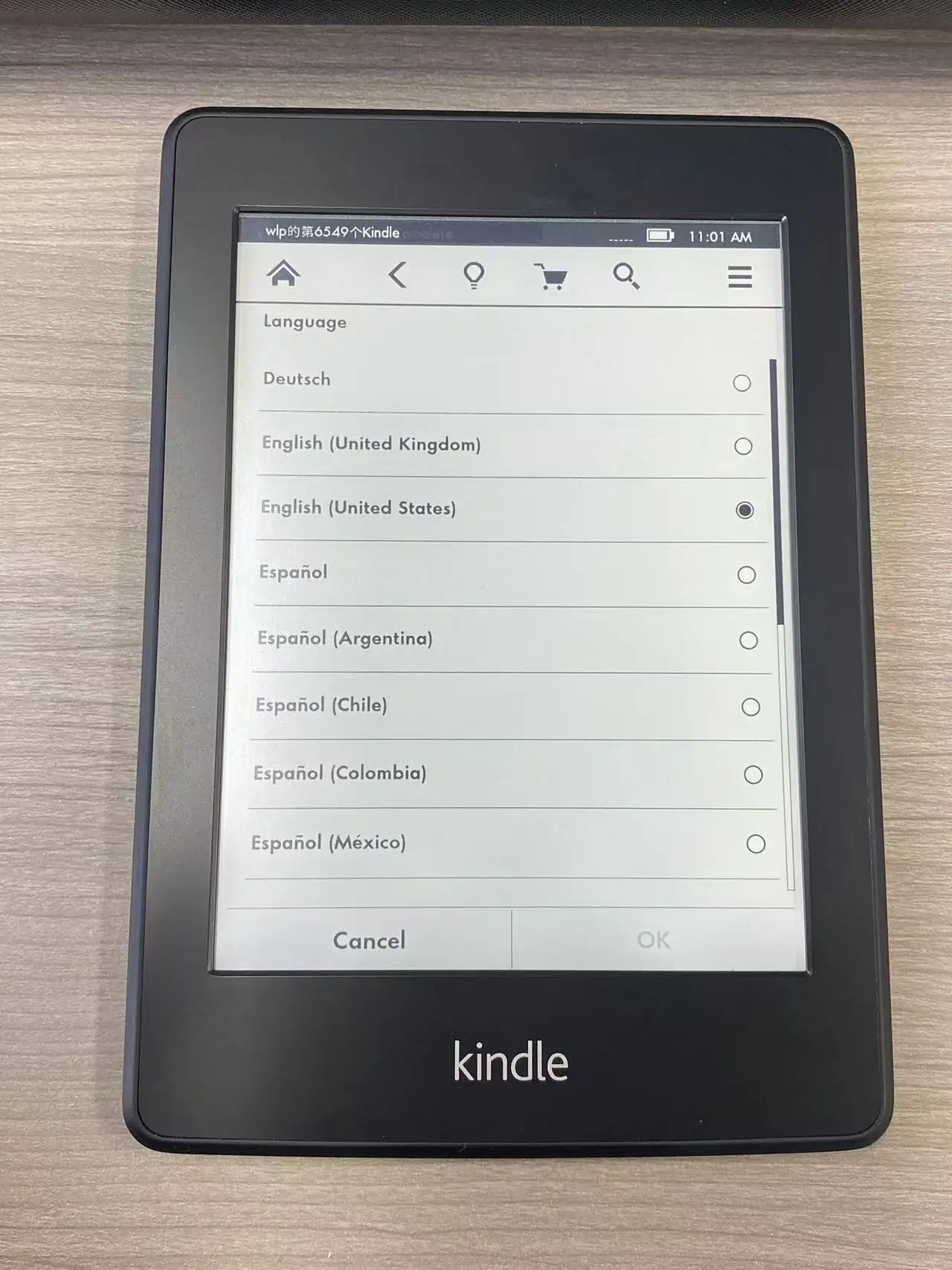 Ready Stock!Kindle Paperwhite 1 E-reader, Electronic Ink Touch Screen With Backlight, Supports Various Languages