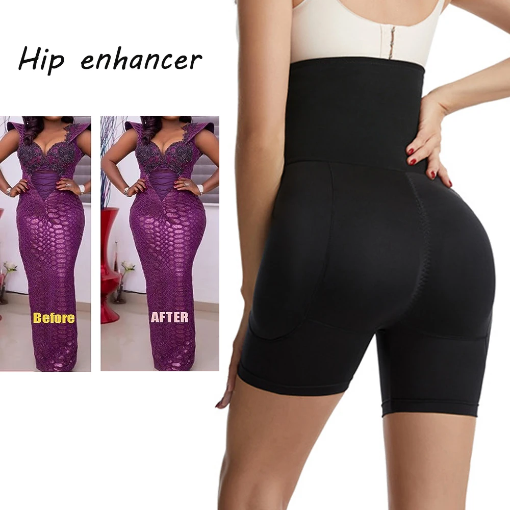 Hip Enhancer Shapewear for Women High Waist Body Shaper  Butt Pad Underwear Fake Ass Hip Pads Lingerie