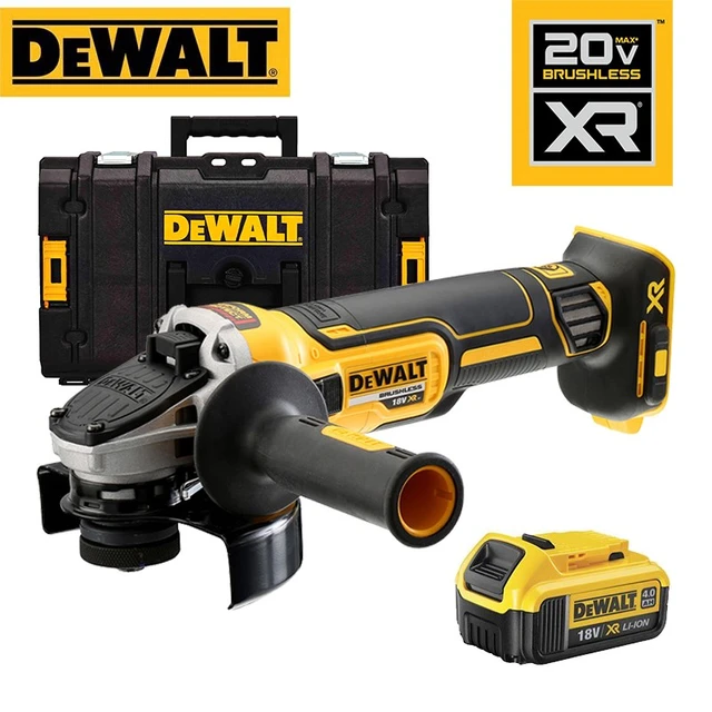 Dewalt 20v Brushless Angle Grinder Dcg405 125mm M14 Impact Polisher Cutting Machine Wireless Diy Woodworking Power Tool - Angle Grinder - AliExpress