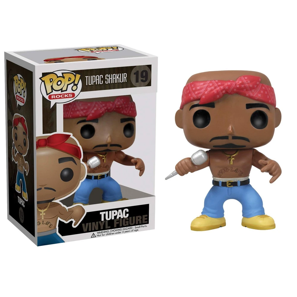 Funko Pop Arrivo Tupac Shakur #19 Giocattoli Modello Bambola Figura In Vinile