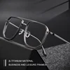 CAIDERONI New 2216YJ Business Large Frame Photochromic Myopia Retro Anti-Blue Light Reading Men Glasses Prescription Customized