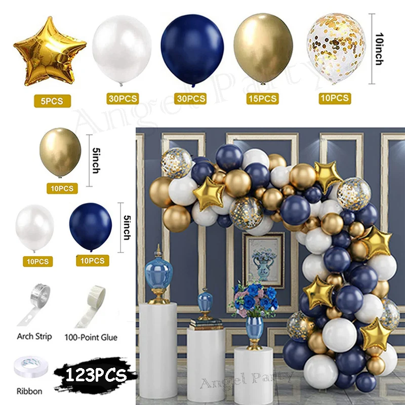 Globos Largos Azul 15pcs