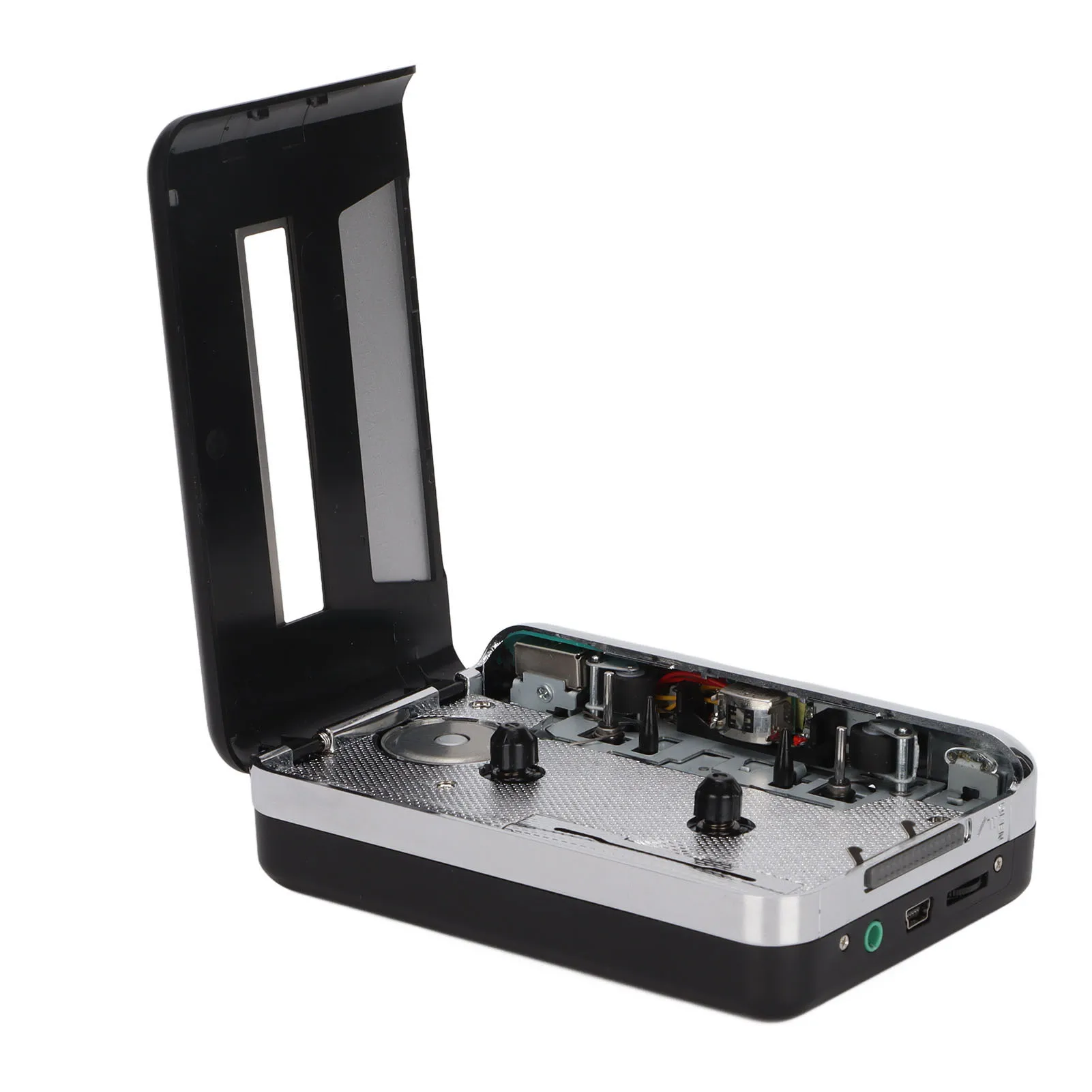 Portable Cassette Player Tape to MP3 Converter Stereo 3.5mm Portable USB Cassette Player with Earphone for Laptop PC