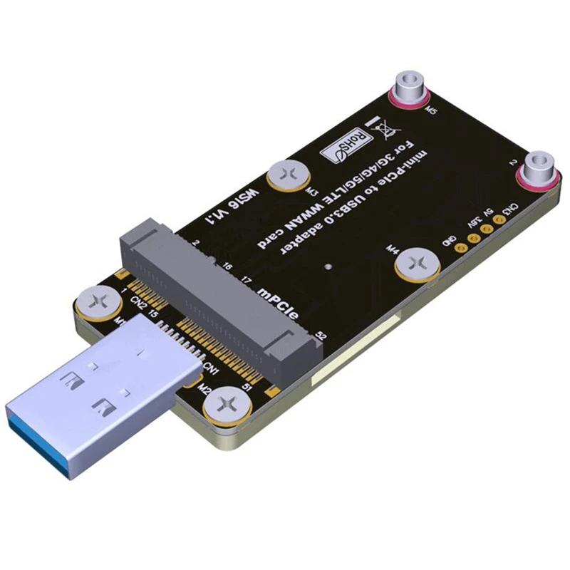 

Новинка-адаптер Mini-Pcie на USB 3,0 с двумя слотами для SIM-карт поддержка 4G/5G/LTE модуль для проверки адаптера