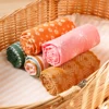 Kangobaby #My Soft Life# New 2pcs Set Breathable Baby Muslin Cotton Swaddle Blanket Newborn Wrap Infant Bath Towel 120x110cm 6