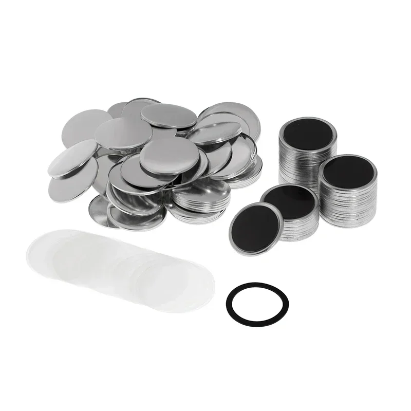 Badge Pin 50/100PCS 25-75mm Magnet Refrigerator Badge Pin Button Maker Parts DIY Badge Button Pins For Art Crafts Making Fridge Badges Set