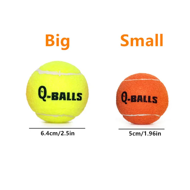Sdab0f26f14ea48f59ecdeb723601322ct.jpg 4Pcs/Set Dog Toy Q-MONSTER Thick Walled Natural Rubber Squeak Chew Balls for Dogs Tennis Interactive Bouncy Balls for Training