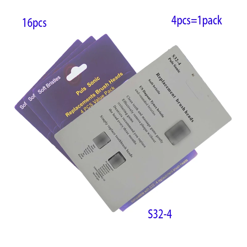 16 шт., головки для электрической зубной щётки S26.523.3 S15 3714 3715 3716