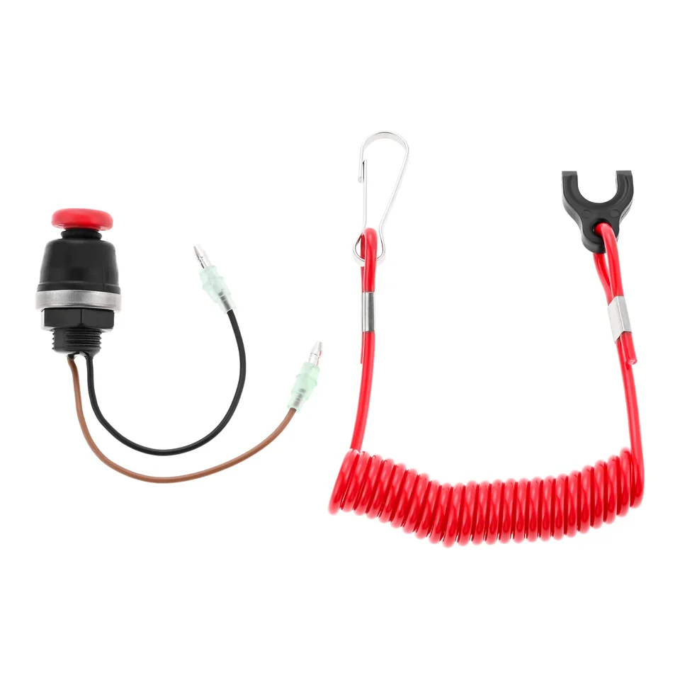 Engine Kill Cord Acouto Outboard Kill Switch Lanyard - Emergency Safety  Tether Cord For Honda Boat Motors (Red) Engine Safety Tether