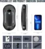 Robot,Smart Windows Robot Cleaner with Long Life BLDC Motor,Automatic Water Spray,Remote Control Window Washer Robot for Windows 6
