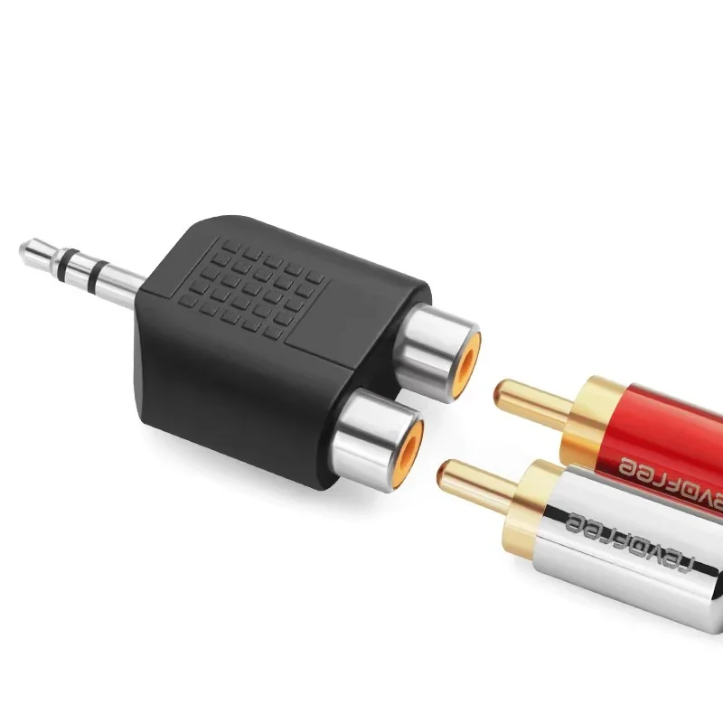 Adattatore audio stereo mono da 6,5/6,35 mm, interconnessione TS, spina maschio da 1/8" e 1/4" a connettore jack femmina RCA, 5 pezzi_voghion.com