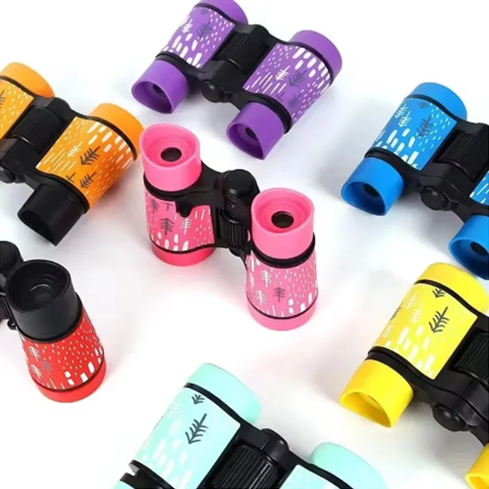 4X30mm Kids Binocular Telescope Children Educational Learning Telescope Bird Watching Folding Optics