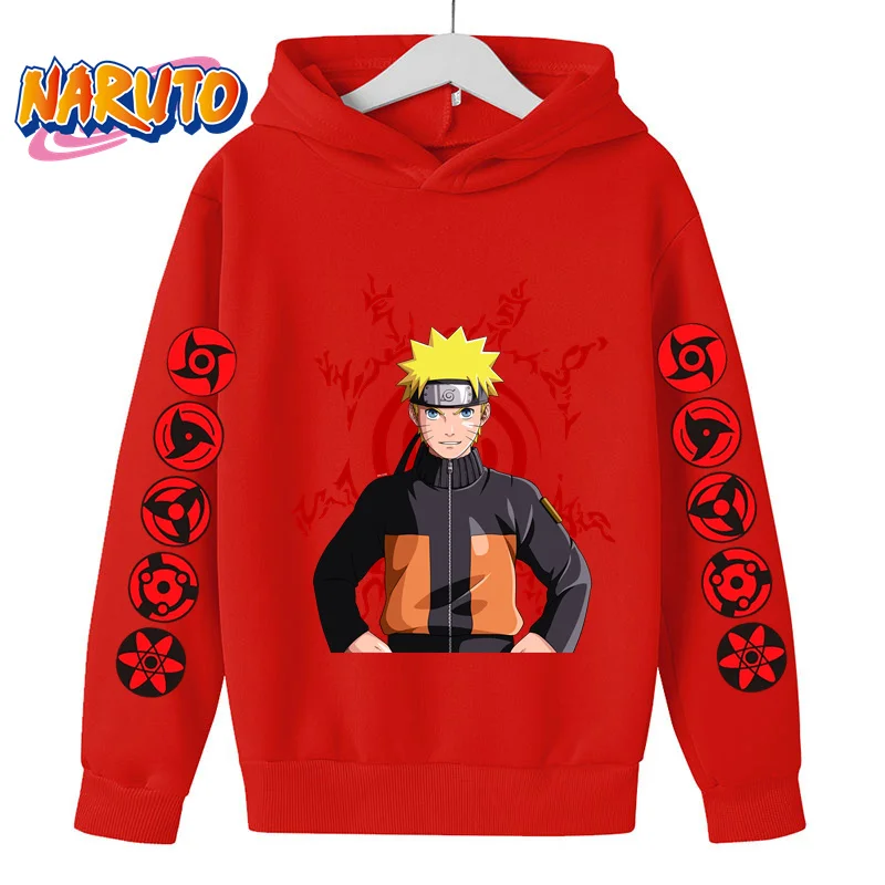 Naruto Akatsuki Hoodies Anime Crianças Moletom Nuvem Vermelha Inverno  Mangas Longas Capuz Roupa Quente Para Homens Mulheres Suéter Presente, Nuvem  Vermelha 9