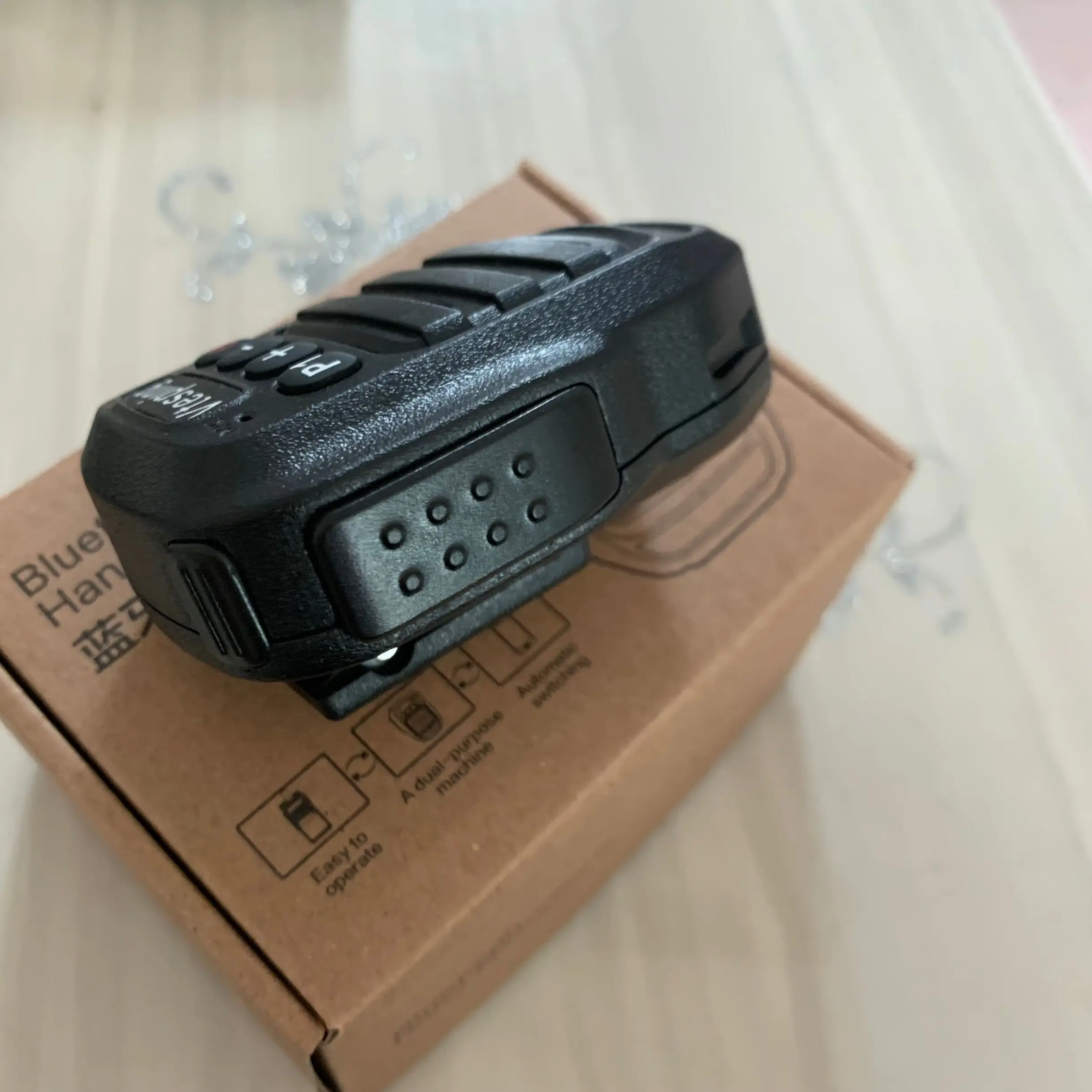 waterproof Bluetooth microphone Ip68 for zello ios+ Android Mobile Phone