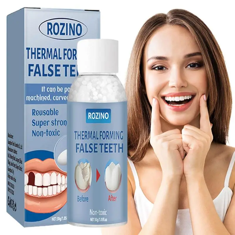 

Tooth Beads Reusable Super Strong Thermal Beads For Teeth 30g Broken Missing Tooth Repair Gaps Solid Glue