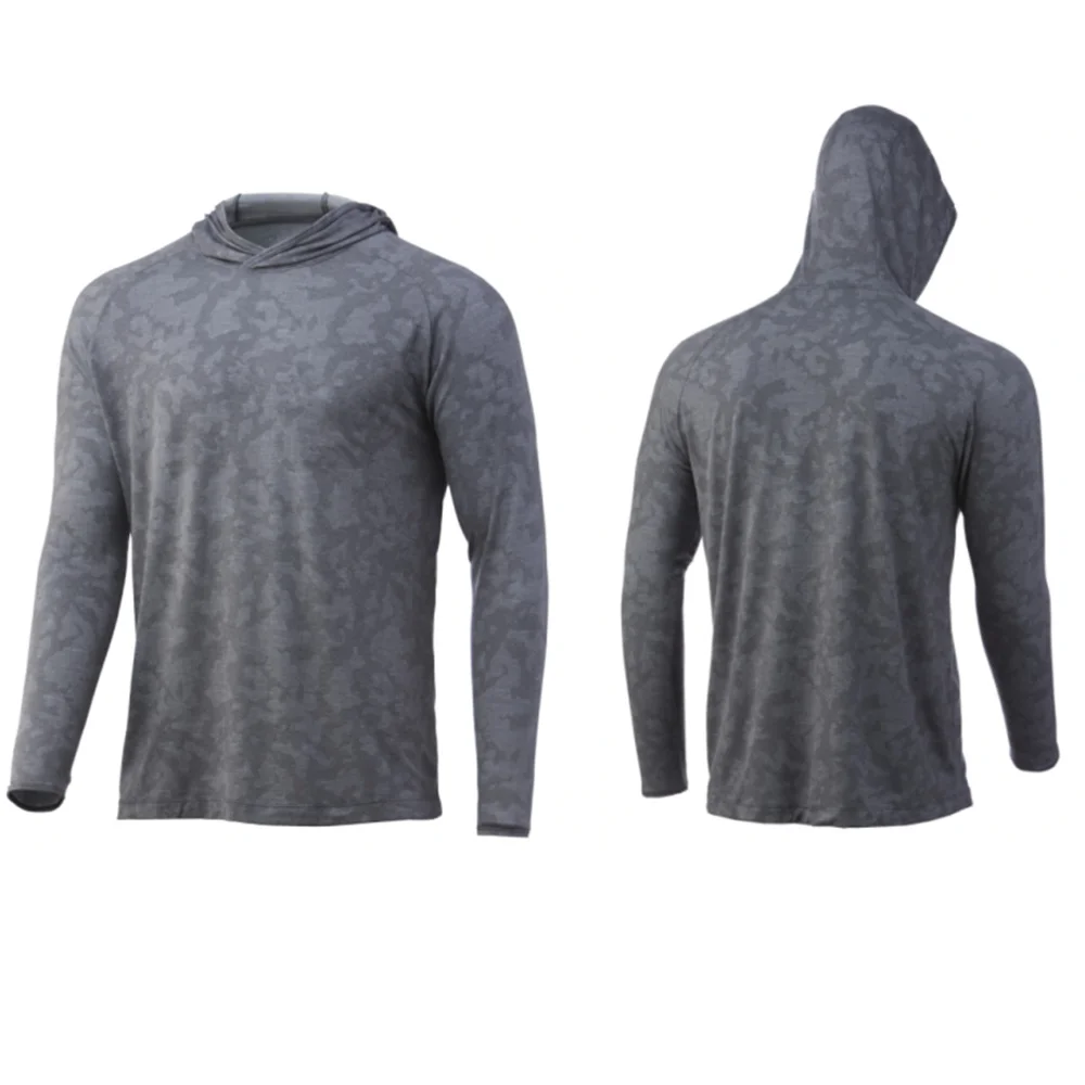 Fly Fishing Clothes Mens Long Sleeve Hoodie Jersey Uv Protection Quick Dry Tops