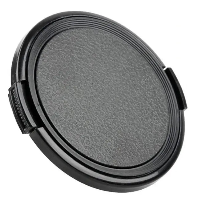 Front Cap Camera Lens Cap DSLR Lens Dustproof Cover Side Pinch Canon Lens Cover Hemp Face Lens Cap 37mm 40.5mm 49mm