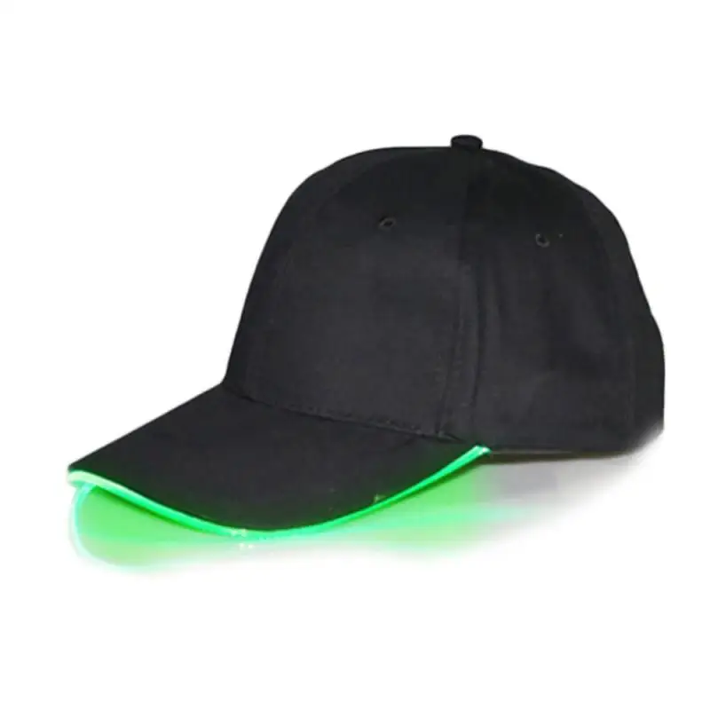 Black Green Cap