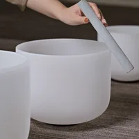 Factory Direct Sales Professional Crystal Singing Bowl Sound Therapy Meditation Decompression Relaxation Sound Therapy Bowl Set - Image 3