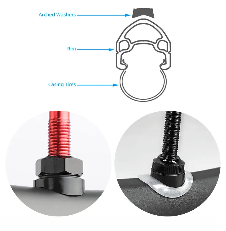 2PCS Presta Ventile Fahrrad Tubeless Felge Nippel F/V 40/60/80mm Düse Messing Kern messing Vorbau Runde Basis – Detail 8