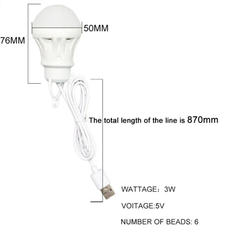 LED Lantern Portable Camping Lamp Mini Bulb 5V USB Power Book Light Reading Student Study Table Lamp led light desk lamp book light mini led light led desk lamp