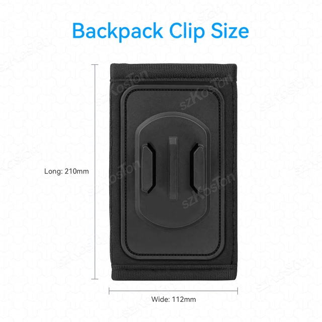 Support de sangle de montage initié pour sac à dos, rotation à 360 °, GoPro 13, 12, 11, 10, 9, DJI OSMO Action 5 Pro, 4 Instactage 360, accessoire bery 2