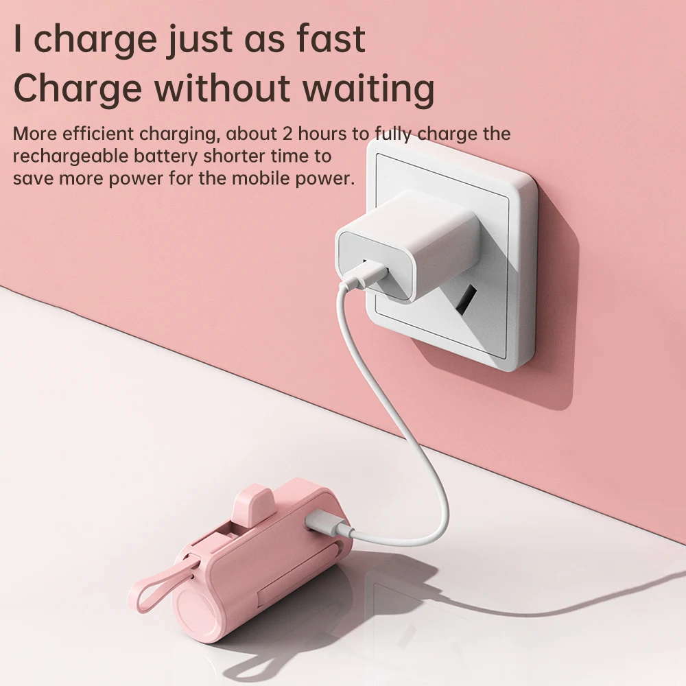 Mobile Power DIY Case 5W Charger Battery Case 18650/21700 Lithium Battery Box with Stand Mobile Power Case