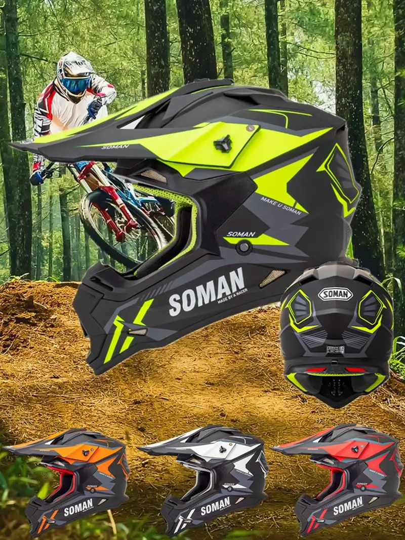Motorcycle Helmet Men Racing Dirt Bike 