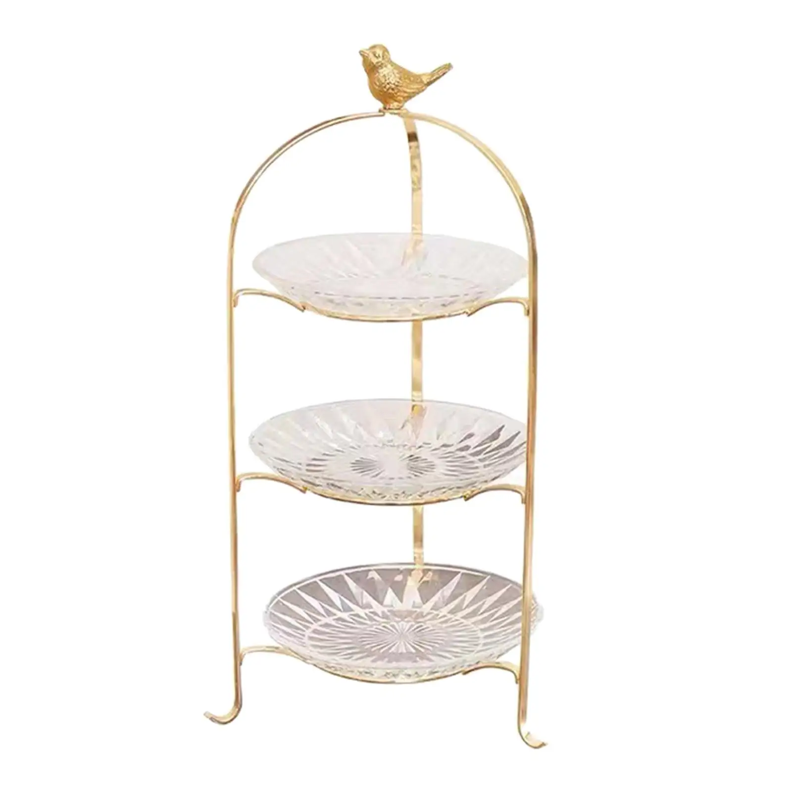 Luxury Cake Stand 3 Tier Serving Tray Dessert Tray Appetizer