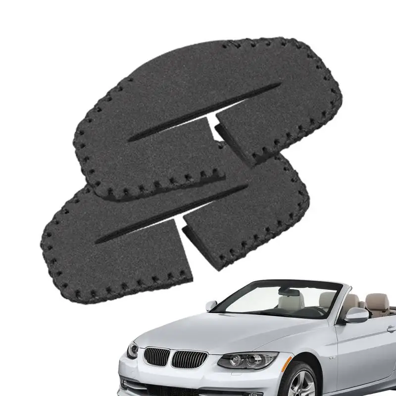 

Universal Car Seat Belt Buckle Clip Protector PU Leather Interior Button Case Anti-Scratch Cover Protector Safety Accessories
