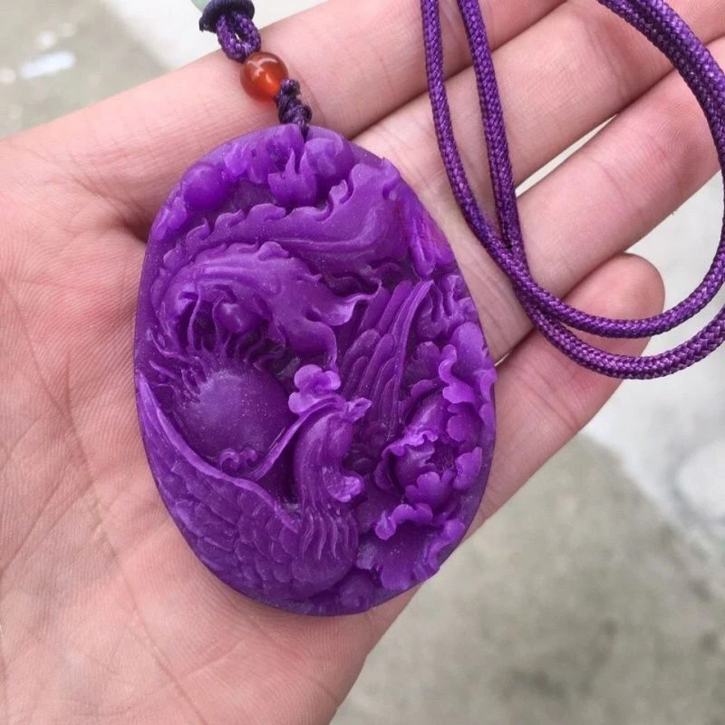

Natural Su Jishi Shu Julai Ladies' Court Wind Flower Pendant Wind Dance Nine Days Goddess Pendant
