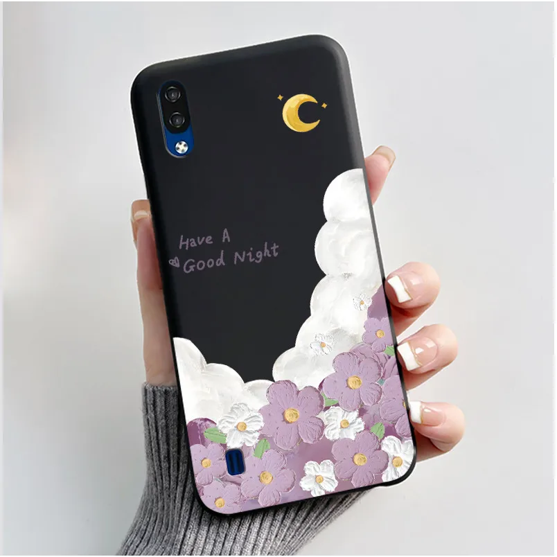 Silicone Soft Black Cover with Cute Cat Astronaut Design