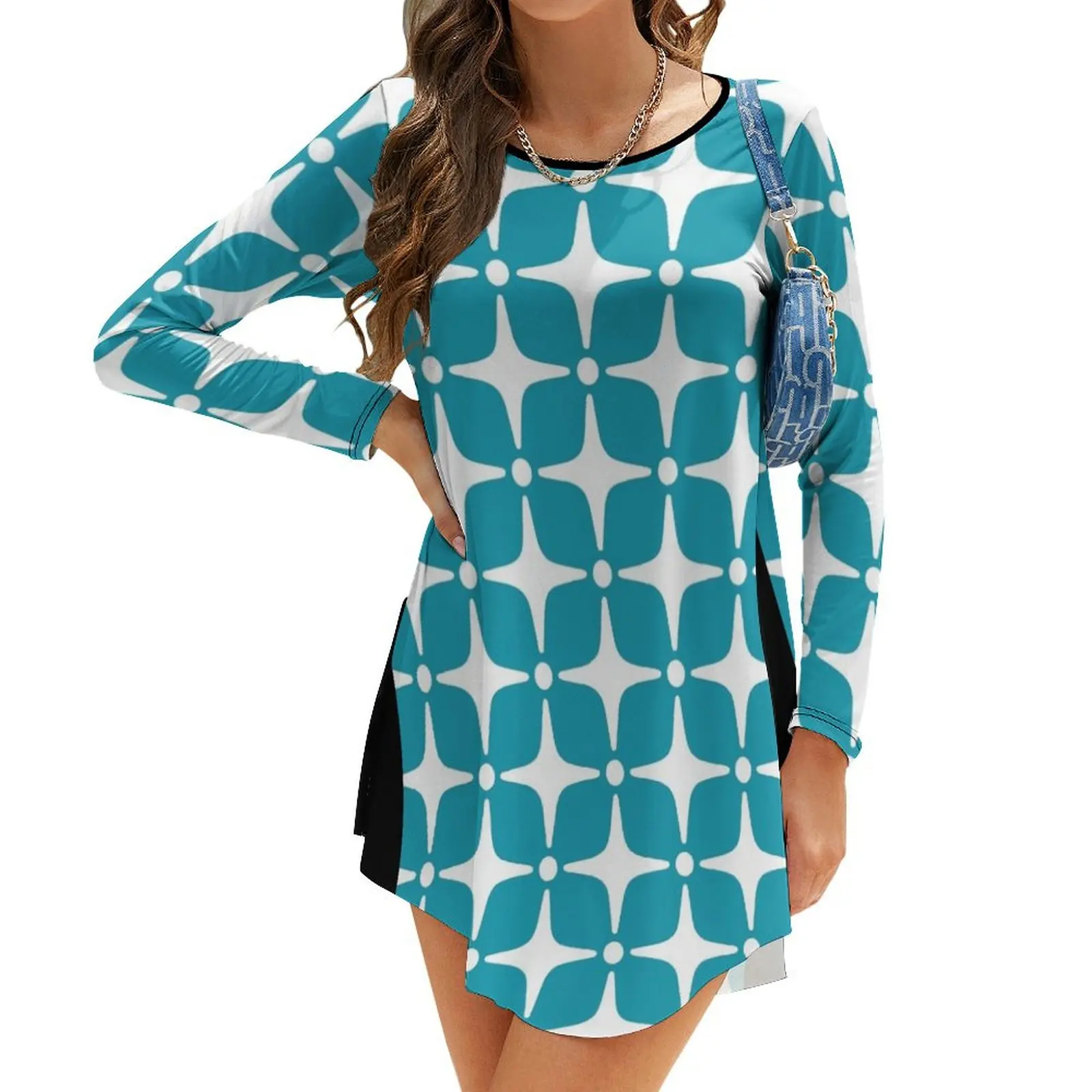

Mid Century Modern Decoration 769 Long-Sleeve Dress Beachwear women party dresses women's fashion dresses