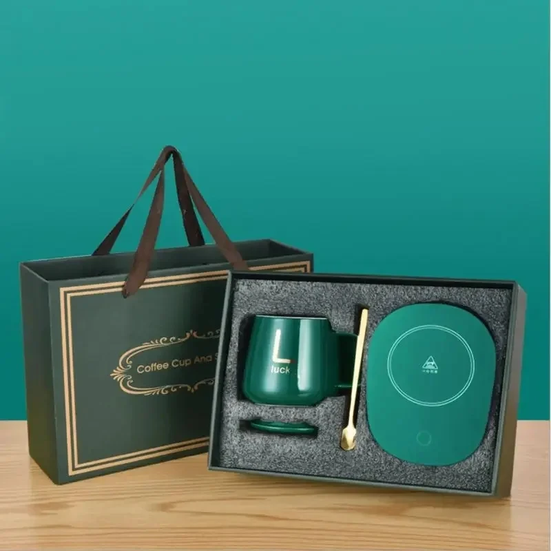 سخان الأكواب الأنيق - تسخين بدون لمس، 55 ° C درجة...