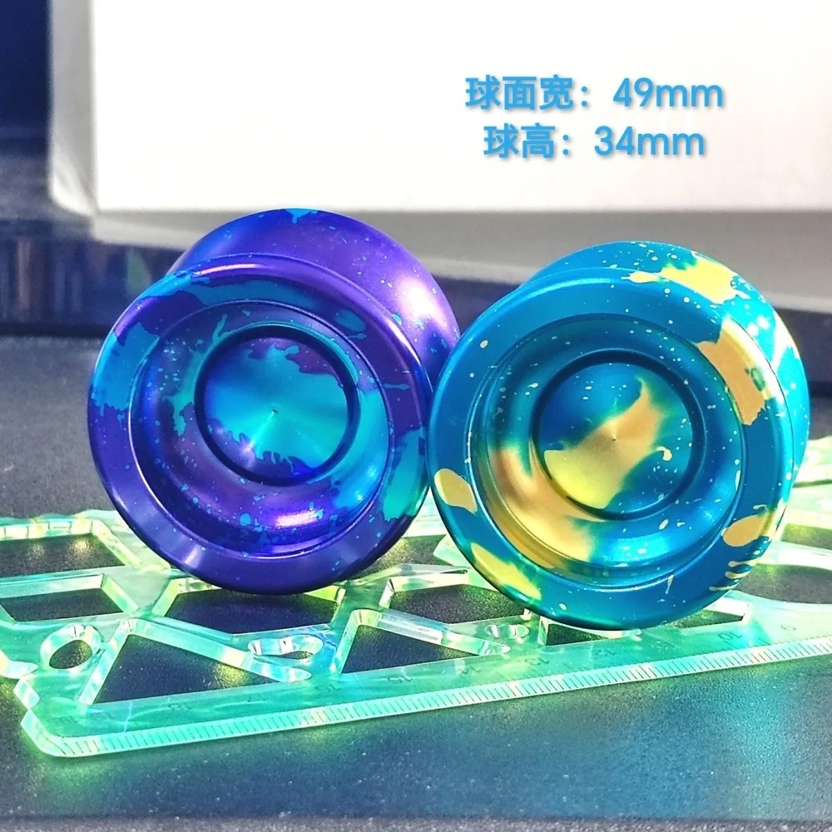 For Beginners YOYO Rope String Bearing Trick metal YoYo Ball Professional Looping Responsive yo yo