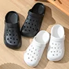 Summer Fashion Sandals Waterproof Slippers Men Shoes Outdoor Slides Soft Sole Garden Shoes Clogs EVA Beach Sandals Home Slippers 6