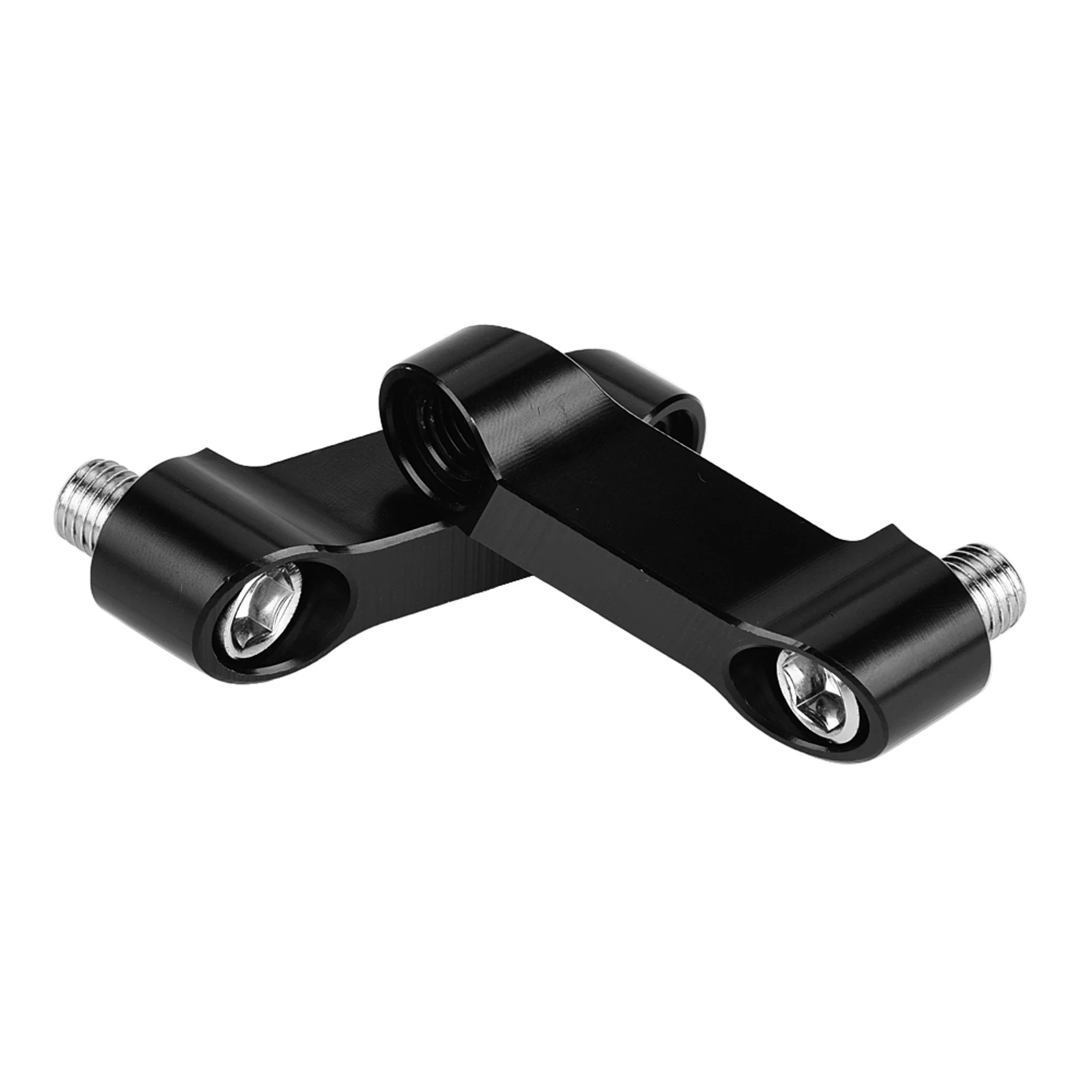 Elevadores De Espejo Para Moto - Kit De 2 Piezas De Aluminio CNC, Para Rosca De 10 Mm, Mayor Visibilidad