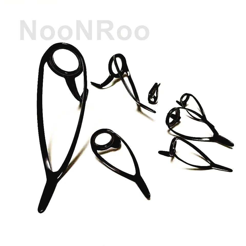 Fishing Rod Guides 2 Bags Bream Guide Set Saltwater Heavy Duty Stainless Steel DIY Repair Rod Building
