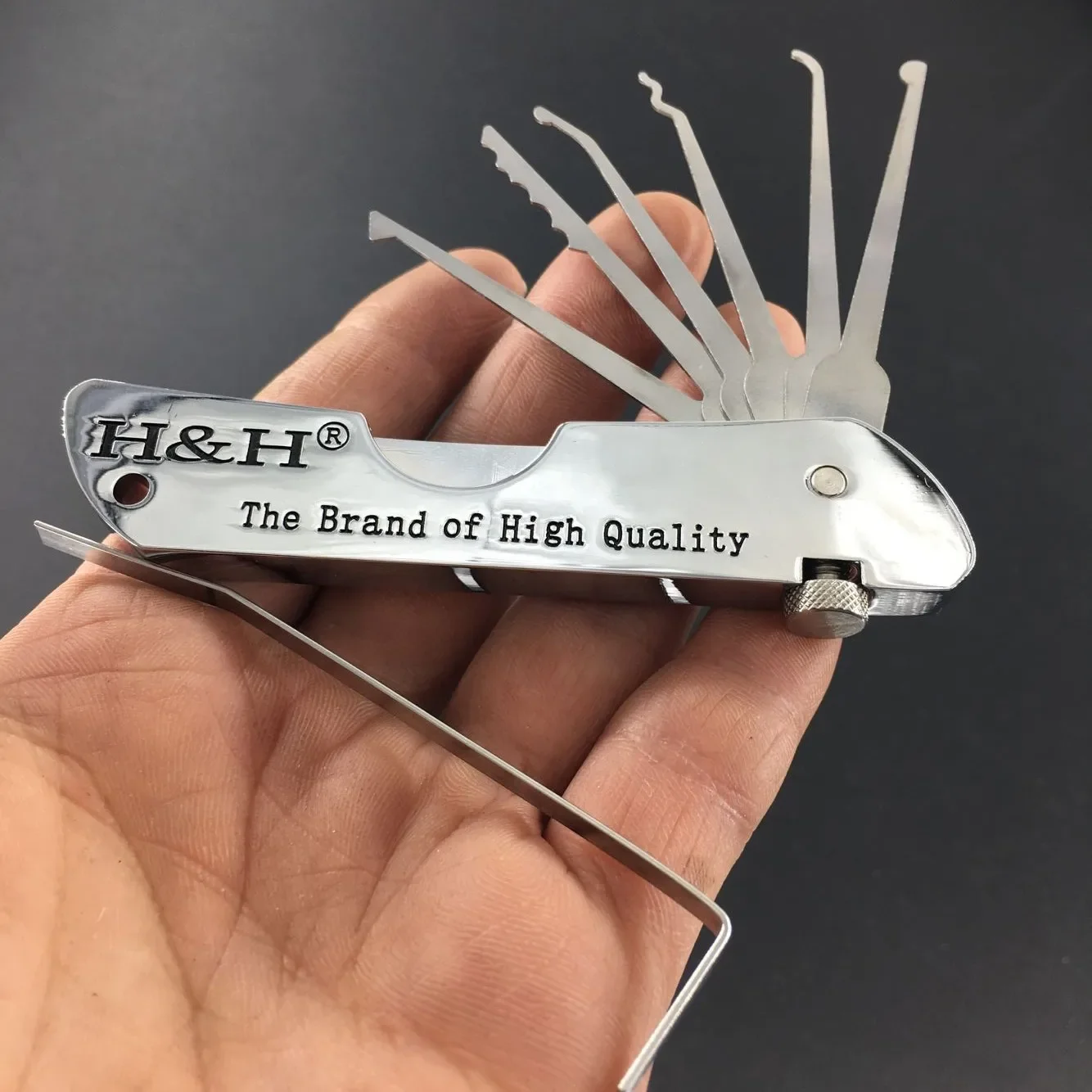 KeyDecoderPrecisionHookAndPickupHandToolStainlessSteelO-ringPickupRepairKitAvailableHookHandMeasuringTool